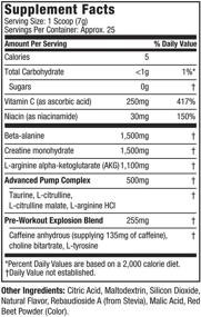 img 3 attached to 💪 Power Up Your Workouts with Six Star Preworkout Explosion, a Naturally Flavored Powder for Men & Women – Energize, Focus, and Intensify Your Training with Creatine Monohydrate & Beta Alanine – Fruit Burst Flavor (25 Servings)