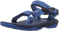 stylish and durable: teva hurricane sandal delmar purple girls' athletic shoes logo