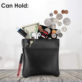 img 3 attached to 👜 Оптимизированный кошелек из кожи для сдачи сжимания