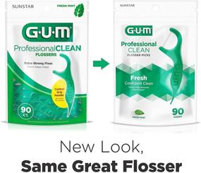 img 3 attached to 🦷 GUM Professional Clean Flossers, Refreshing Mint, 90 Count (Pack of 3)