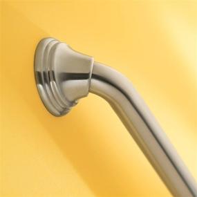 img 2 attached to 🛁 Moen LR8716D3CH Home Care 16-Inch Designer Bathroom Grab Bar with Concealed Screws, Chrome Finish for Enhanced Safety