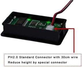 img 1 attached to 🔋 Индикатор заряда аккумулятора HoneyCare Battery Capacity: Точный мониторинг для свинцово-кислотных/литиевых аккумуляторов 12V-84V.