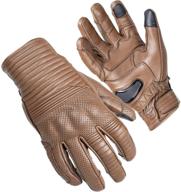 🧤 stylish and durable: cortech blvd bully leather gloves (x-small, brown) for ultimate comfort and protection logo