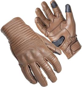 img 1 attached to 🧤 Stylish and Durable: Cortech BLVD Bully Leather Gloves (X-Small, Brown) for Ultimate Comfort and Protection