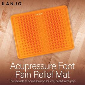 img 3 attached to Acupressure Foot Pain Relief Mat - Plantar Fasciitis, Heel & Arch Pain Relief - Standing Desk Foot Massager - FSA & HSA Eligible