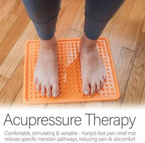 img 1 attached to Acupressure Foot Pain Relief Mat - Plantar Fasciitis, Heel & Arch Pain Relief - Standing Desk Foot Massager - FSA & HSA Eligible