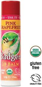 img 3 attached to 💄 Badger - Classic Lip Balm: Pink Grapefruit, Organic Olive Oil, Beeswax & Rosemary for Moisturized Lips