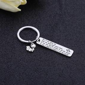 img 2 attached to Men's Accessories: 👑 Bobauna Keychain Little Prince Friends