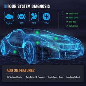 img 2 attached to 🚀 2021 Элитный сканер кода LAUNCH-OBD2: Проверка двигателя ABS SRS трансмиссии, тест батареи, 5-дюймовый сенсорный экран, обновление через Wi-Fi - Автомобильный диагностический сканер для всех автомобилей с отчетом о состоянии здоровья
