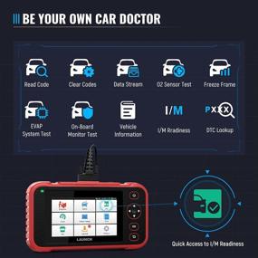 img 1 attached to 🚀 2021 Elite LAUNCH Code Reader-OBD2 Scanner: Check Engine ABS SRS Transmission, Battery Test, 5" Touchscreen, WiFi Update - Car Scanner Diagnostic for All Cars with Health Report