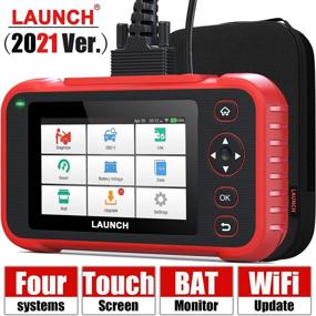 img 4 attached to 🚀 2021 Elite LAUNCH Code Reader-OBD2 Scanner: Check Engine ABS SRS Transmission, Battery Test, 5" Touchscreen, WiFi Update - Car Scanner Diagnostic for All Cars with Health Report