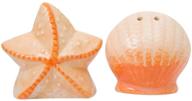 🌊 ocean starfish shell ceramic salt pepper shaker set by jayp logo