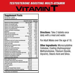 img 3 attached to 💪 MuscleMeds Vitamin T: Увеличение тестостерона, наращивание мышц, улучшение производительности - 90 штук