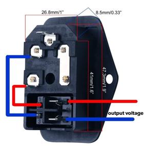 img 1 attached to 🔌 Optimized URBEST IEC320 Module Socket Switch