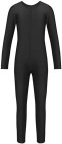 img 1 attached to Ranrann Bodysuit Jumpsuit Dancewear Gymnastic