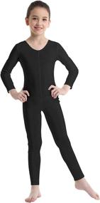 img 4 attached to Ranrann Bodysuit Jumpsuit Dancewear Gymnastic