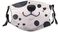 dalmatian washable reusable adjustable earloops boys' accessories for cold weather logo