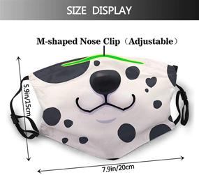img 3 attached to Dalmatian Washable Reusable Adjustable Earloops Boys' Accessories for Cold Weather