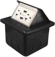 💧 ultimate water-tight electrical chargers receptacle stainless: unparalleled waterproof protection logo