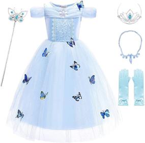 img 4 attached to 🦋 Glamorous & Magical: Guest Dream Cinderella Butterfly Halloween – Your Ultimate Costume Affair!