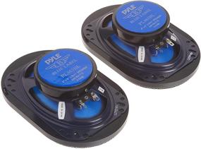 img 3 attached to Pyle 4x6 Three Way Sound Speaker System - Pro Mid Range Triaxial Loud Audio 240W per Pair, 4 Ohm Impedance & 3/4'' Piezo Tweeter - Car Component Stereo PL463BL