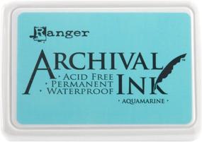 img 1 attached to 🦚 Ranger Archival Inkpad AIP-30577 in Aquamarine Shade: Optimal for SEO