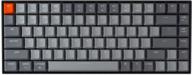 🔑 keychron k2 беспроводная механическая клавиатура с белой подсветкой led/переключатель gateron blue/usb провод/анти-призрак/84-кнопочная n-key rollover, игровая клавиатура bluetooth для mac windows пк геймер-версия 2 логотип
