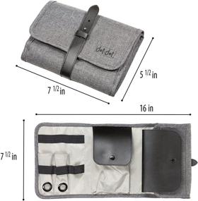 img 1 attached to Travel Cable Cord Storage Organizer - Electronic Organizer for Charging Cable and Electronics