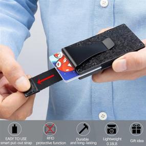 img 2 attached to Wallet Pull Out Blocking Minimalist Pocket Men's Accessories