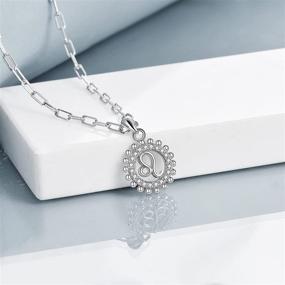 img 3 attached to 🌟 S925 Sterling Silver Zodiac Sign Necklace: 12 Constellation Astrology Paperclip Chain for Women and Girls