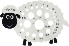 img 1 attached to 🐑 Handy HiyaHiya Knitting Needle Gauge featuring an adorable Sheep design