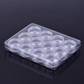 img 2 attached to 📦 AKOAK Clear Container Plastic Storage: Organize and Optimize Your Space