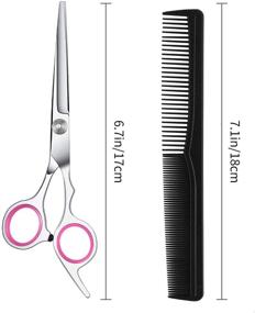 img 1 attached to MSDADA Scissors Stainless Hairdressing Professional