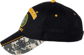 img 3 attached to 🧢 Black & Digital Camo Baseball Cap: Officially Licensed US Army Retired