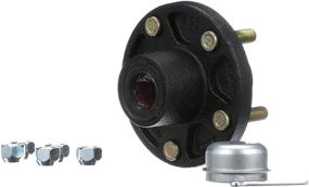 img 3 attached to 🔧 Seachoice 53161: 1-1/16-inch Trailer Wheel Hub with 1-Piece Design, 4 ½-inch Bolt Pattern & 1,350-Pound Capacity in Black