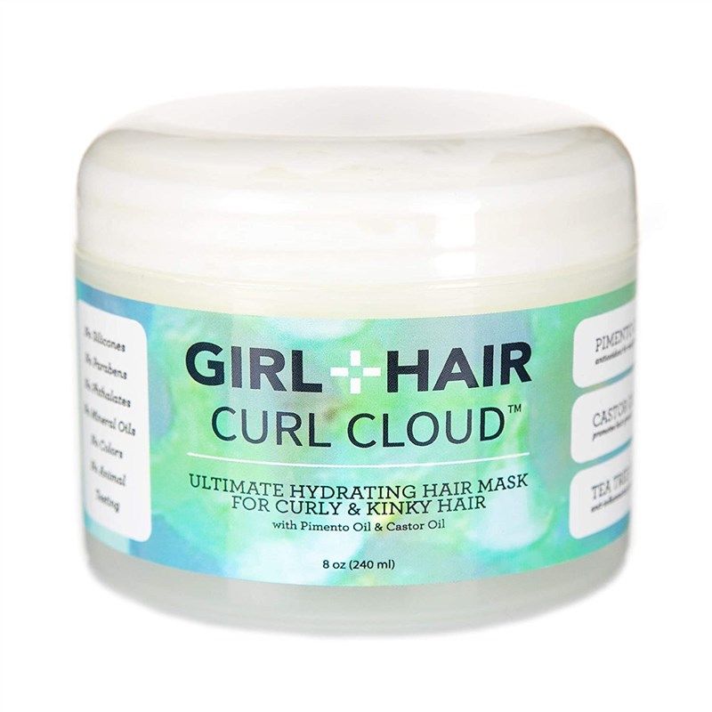 girl hair conditioning treatment hydrating 로고