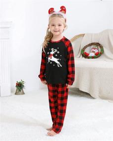 img 1 attached to 🎅 Men's Christmas Sleepwear Sets – Coordinated Pajamas for the Whole Family