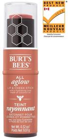 img 3 attached to 🍑 Add a Natural & Glowing Touch with Burts Bees Lip & Cheek Stick, Peach Pond - 100% Natural!