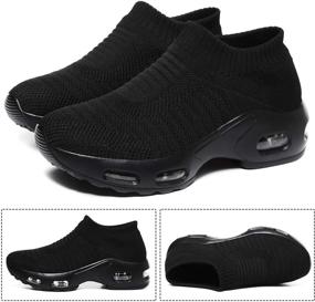 img 3 attached to DimaiGlobal Walking Sneakers Comfort Platform Women's Shoes and Athletic