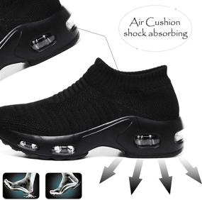img 1 attached to DimaiGlobal Walking Sneakers Comfort Platform Women's Shoes and Athletic