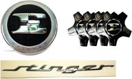 kia emblem 19inch stinger lettering logo