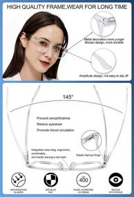 img 1 attached to OCCI CHIARI Reading Glasses Womens Vision Care and Reading Glasses