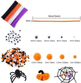 img 2 attached to Caydo Halloween Cleaners Colors Pom Decorations