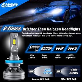 img 2 attached to 🔦 Fahren Waterproof Headlight Conversion Kits - Upgraded Lights & Lighting Accessories for Headlights Conversion