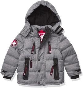 img 4 attached to 🔥 Stay Warm and Stylish with the Canada Weathergear Puffer Heather 18 20 Boys' Jackets & Coats: A Must-Have for Winter