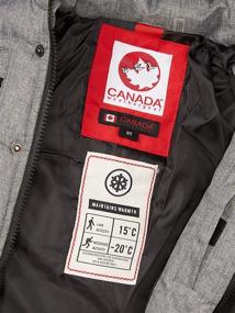 img 2 attached to 🔥 Stay Warm and Stylish with the Canada Weathergear Puffer Heather 18 20 Boys' Jackets & Coats: A Must-Have for Winter