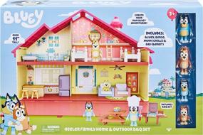 img 2 attached to 🔵 Exclusive Bluey Bundle: Interactive Playset figures for hours of imaginative fun!