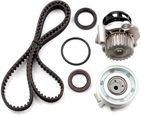 img 4 attached to 🔧 OCPTY Timing Belt Kit with Water Pump, Gasket, Tensioner Bearing - Compatible with 98-05 Volkswagen Beetle & Golf