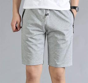 img 3 attached to 👖 Comfortable Sitmptol Cotton Sweatpants: Drawstring, Pockets - Boys' Clothing Shorts