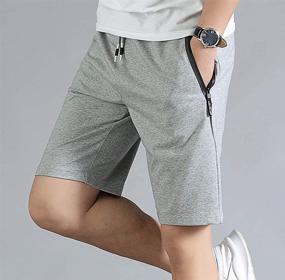 img 2 attached to 👖 Comfortable Sitmptol Cotton Sweatpants: Drawstring, Pockets - Boys' Clothing Shorts